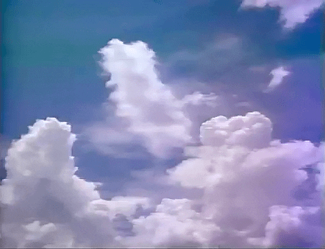 Aesthetic Minimalist Clouds GIF