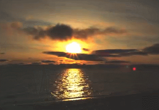 Aesthetic Sunset In The Beach GIF