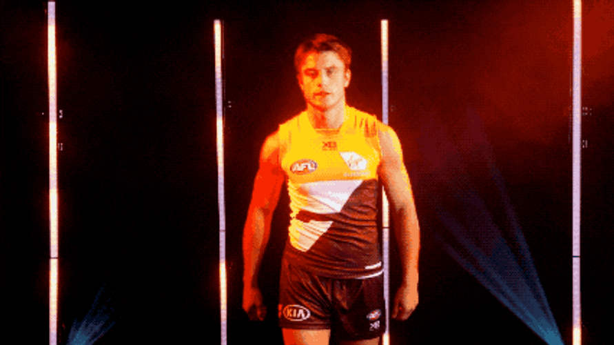 AFL Giants X Arms Signal GIF