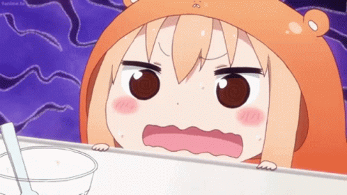 Afraid Umaru Chan GIF