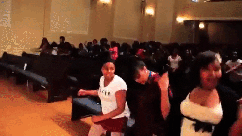 African American Christmas Dancing Convention GIF