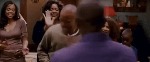African American Christmas Man Dancing GIF