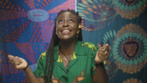 African American Christmas Of African Girl GIF