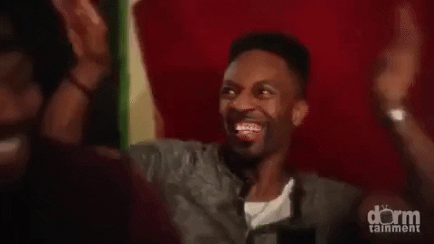African American Christmas Partying Men GIF