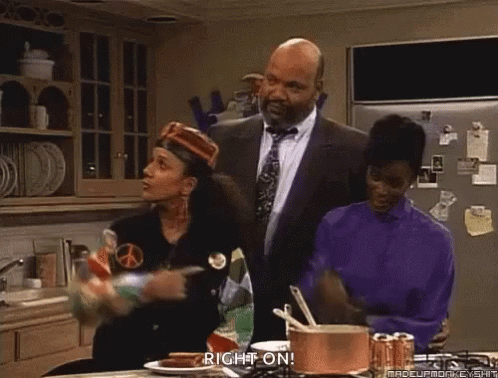 African American Christmas Right On GIF