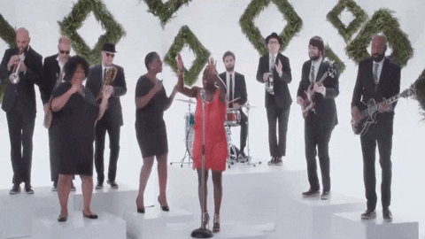 African American Christmas Song From Sarah Jones GIF