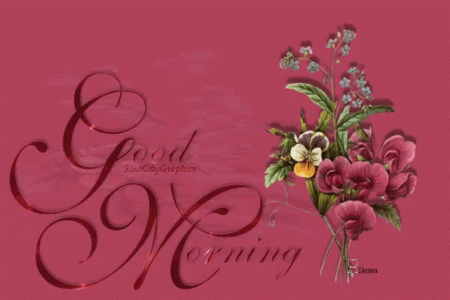 African American Good Morning Roses GIF
