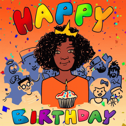 African American Happy Birthday GIF