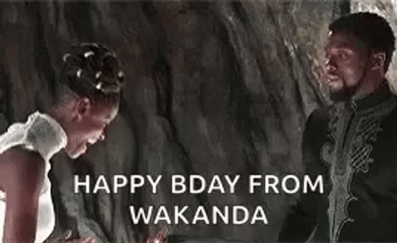 African American Happy Birthday GIF