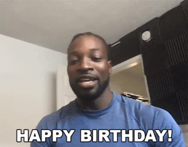 African American Happy Birthday GIF