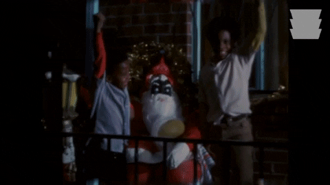 African American Kids Christmas Celebration GIF