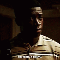African Man Says The Game's Rigged GIF