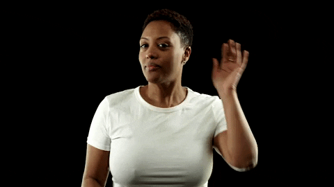 African Woman Hair Flip GIF