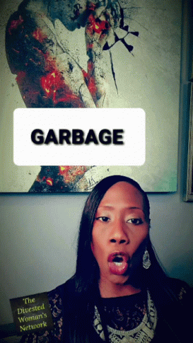 African Woman Saying Garbage GIF