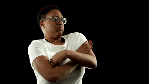 African Woman Suspicious Look GIF