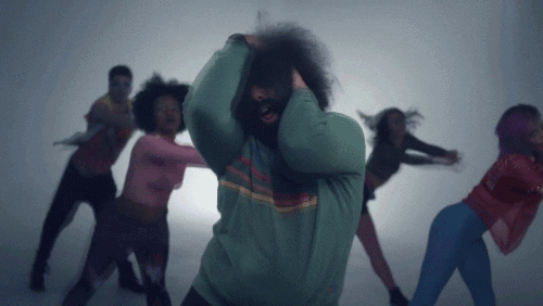 Afro Hair Dancing Black Men Meme GIF