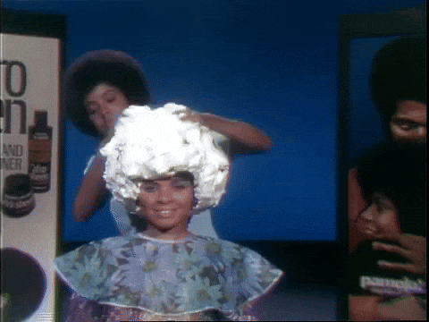 Afro Hair Washed With Care GIF