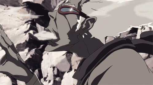 Afro Samurai Ninja Ninja Puffing Smoke GIF