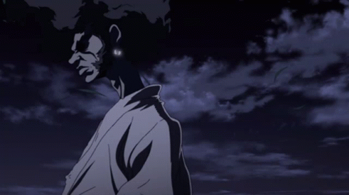 Afro Samurai Grass Blown By Wind GIF