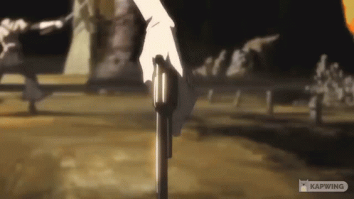Afro Samurai Justice Holding Revolver GIF