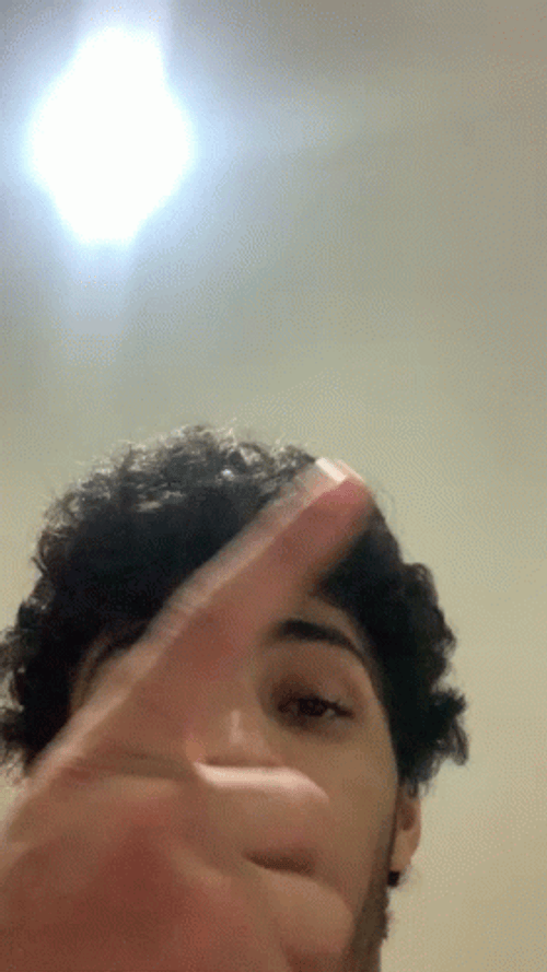 Afro Samurai Pointing Man GIF