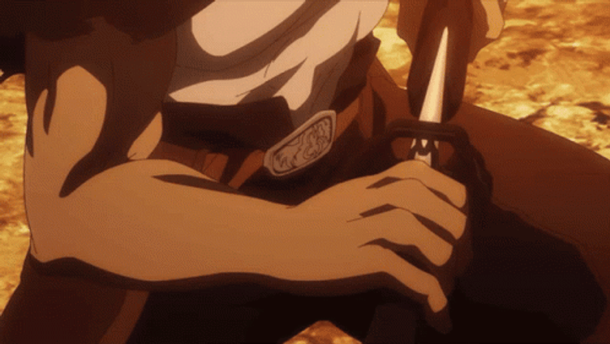 Afro Samurai Sword Stance Style GIF