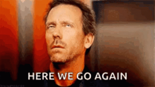 Hugh Laurie Again Roll Eyes GIF