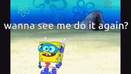 Spongebob Do It Again GIF