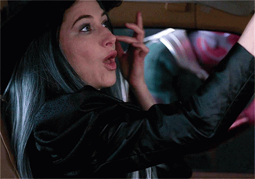 Agatha Harkness Air Kiss Duckface GIF