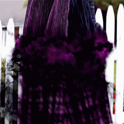 Agatha Harkness Engulfed By Purple Smoke GIF