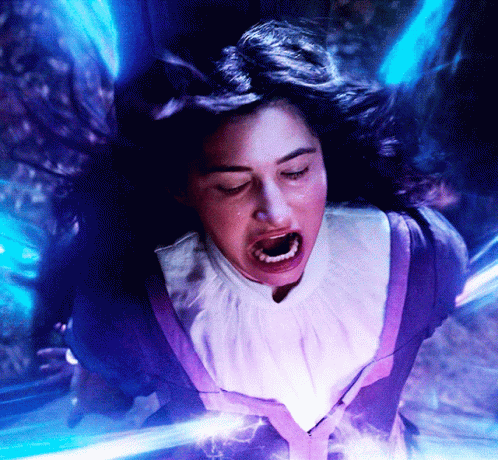 Agatha Harkness Overwhelming Dark Magic Power GIF