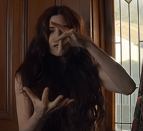 Agatha Harkness Terrified Lost Magic Ability GIF