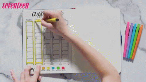 Agenda Class Schedule GIF