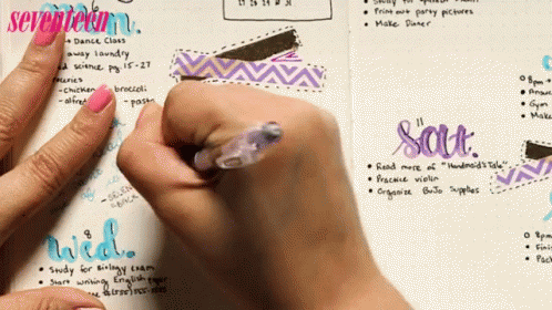 Agenda Journal List GIF