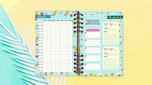 Agenda Planner Notebook GIF