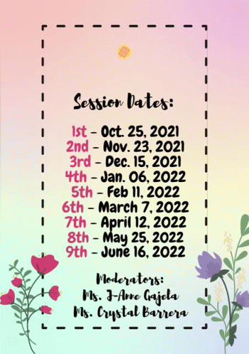 Agenda Session Dates GIF