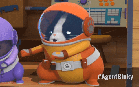 Agent Binky Floss Dance GIF