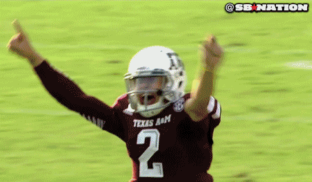 Aggies Proud Player Running GIF