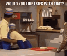 Aggressive Shaking French Fries GIF