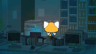 Aggretsuko Working Overtime GIF