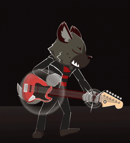 Aggretsuko Rockin Haida GIF