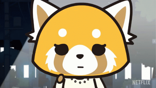 Aggretsuko Retsuko Surprised GIF