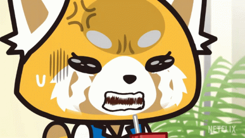 Aggretsuko Retsuko Crying Anime GIF