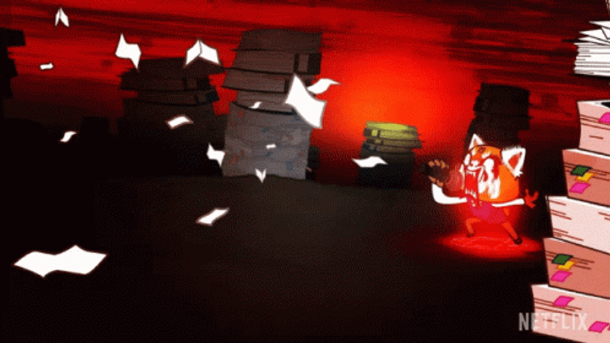 Aggretsuko Animated Shows GIF