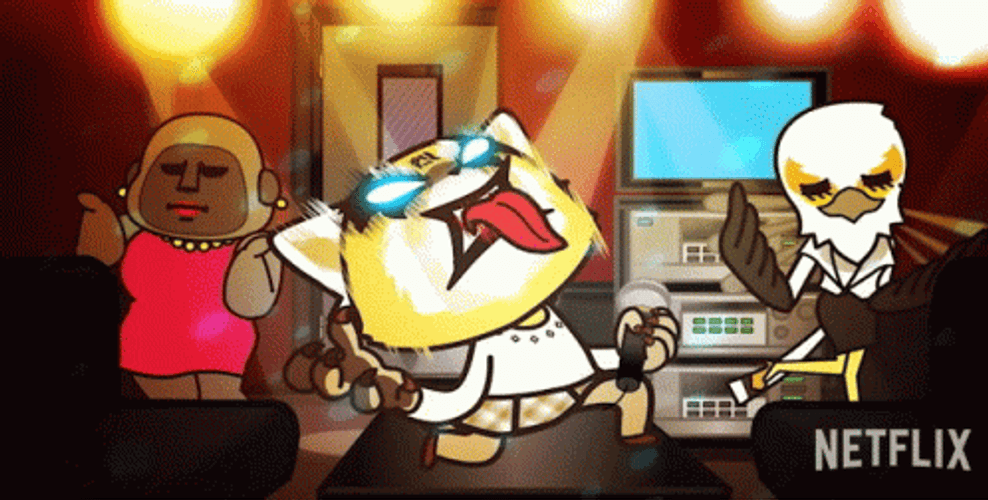 Aggretsuko Retsuko Concert GIF