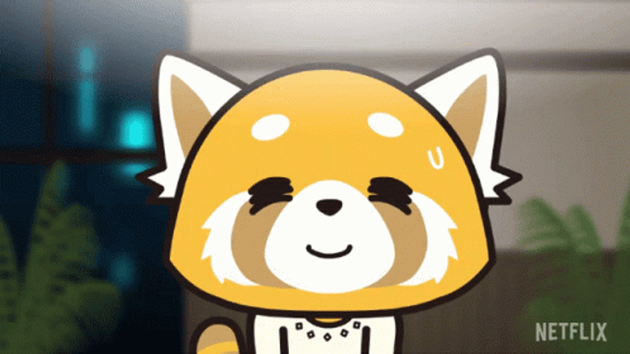 Aggretsuko Retsuko Smile Anime GIF