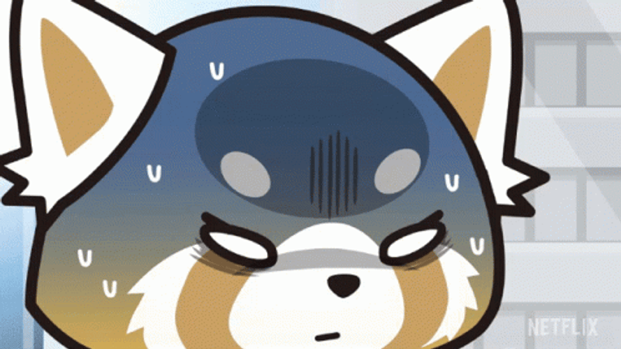 Aggretsuko Seriously Face Anime GIF