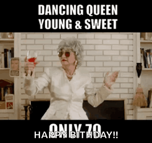 Aging Dancing Queen Young And Sweet GIF