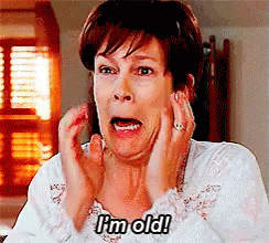 Aging Jamie Lee Curtis I'm Old GIF