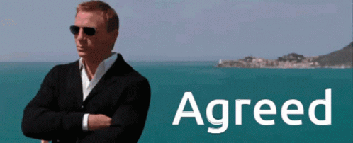 Daniel Craig Agreed GIF